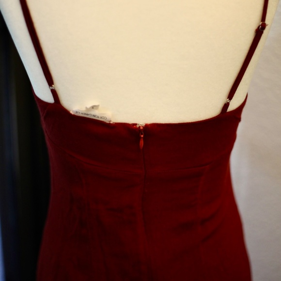 Cotton Candy Red Spaghetti Strap Mini Dress - Picture 4 of 7